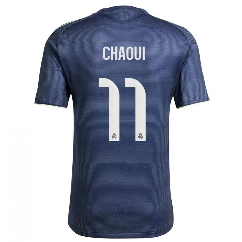 DanxenキッズOmar Chaoui#11紺銀アウェイシャツ2025/26ジャージーユニフォーム