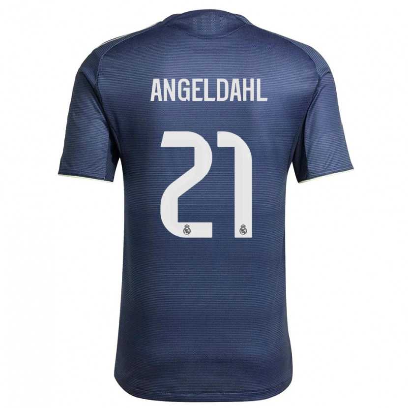 Danxenキッズフィリパ・アンイエルダール#21紺銀アウェイシャツ2025/26ジャージーユニフォーム