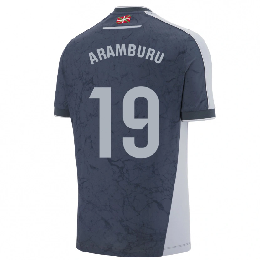 Danxenキッズホン・アランブル#19濃青白アウェイシャツ2025/26ジャージーユニフォーム