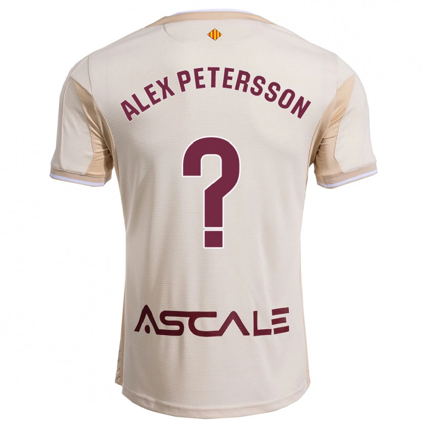 DanxenキッズMax Alex Petersson#0オフホワイトバーガンディアウェイシャツ2025/26ジャージーユニフォーム