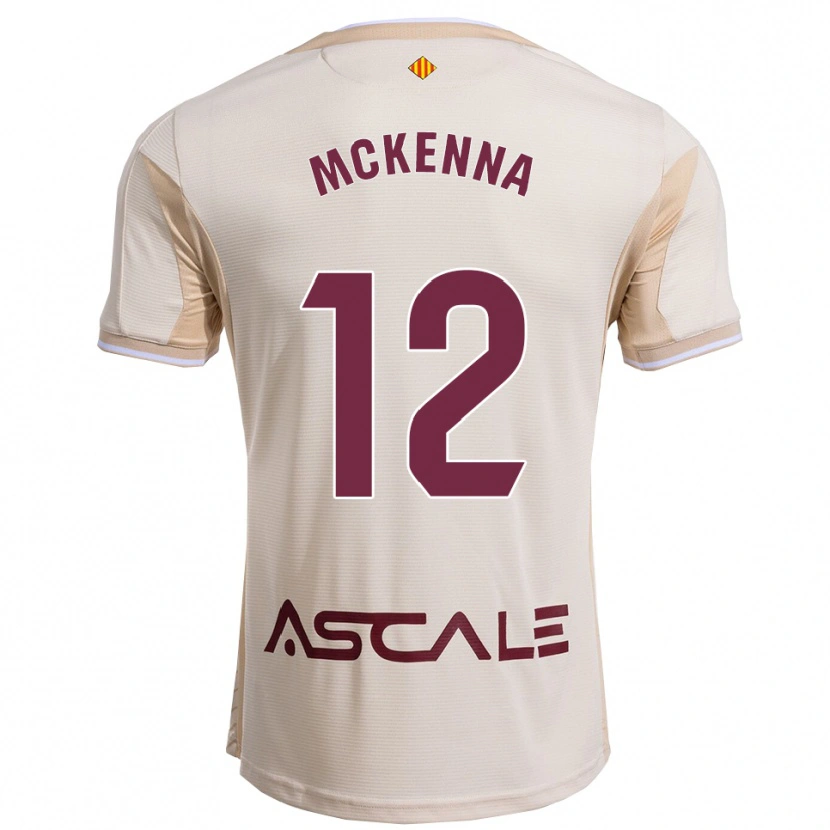 Danxenキッズケイラ・マッケナ#12オフホワイトバーガンディアウェイシャツ2025/26ジャージーユニフォーム