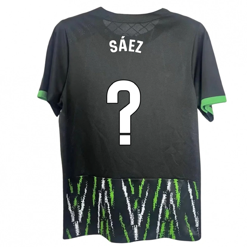 DanxenキッズCarlos Christodoulides Sáez#0黒緑アウェイシャツ2025/26ジャージーユニフォーム