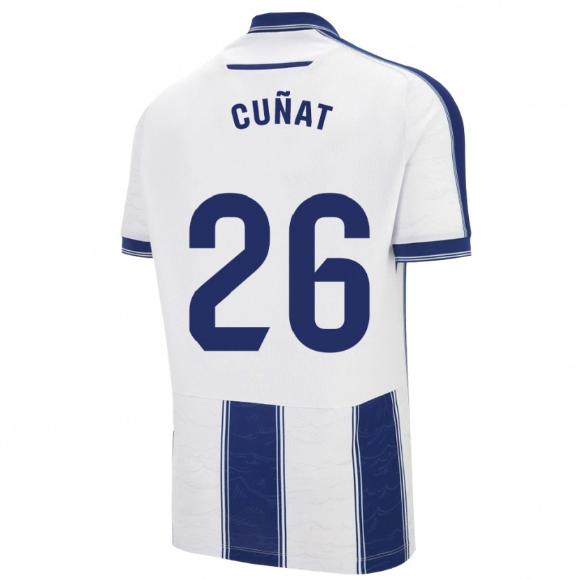 Danxenキッズパブロ・クニャト#26紺白アウェイシャツ2025/26ジャージーユニフォーム