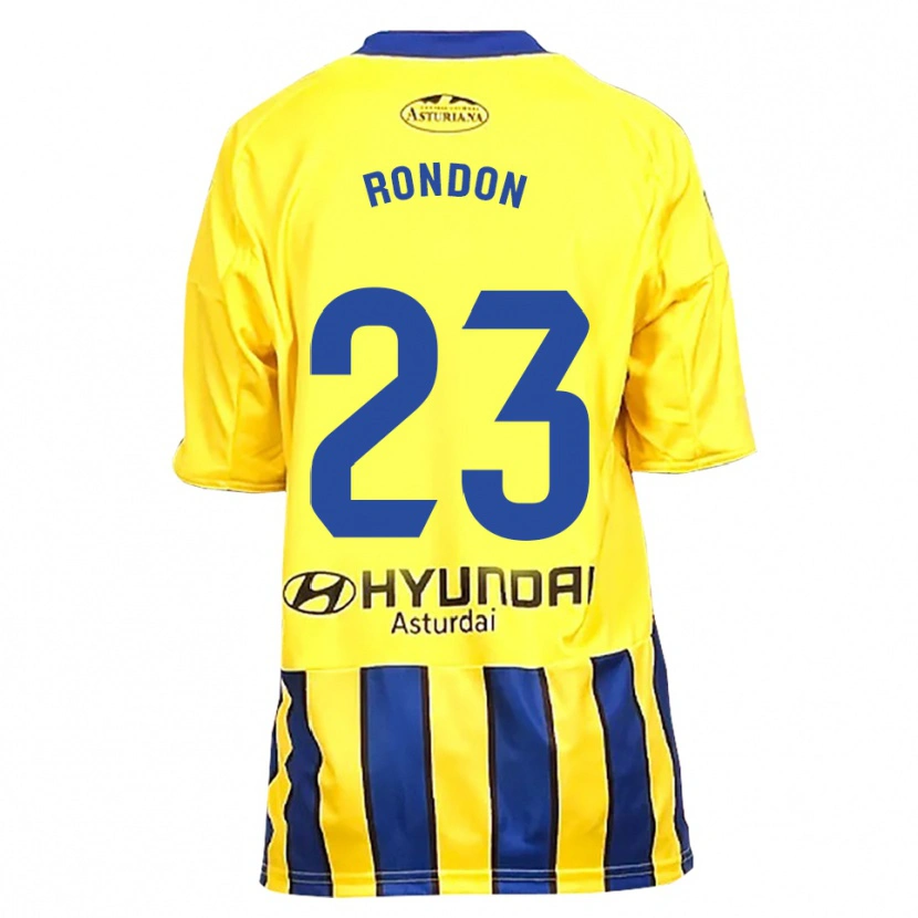 Danxenキッズホセ・サロモン・ロンドン#23黄青アウェイシャツ2025/26ジャージーユニフォーム