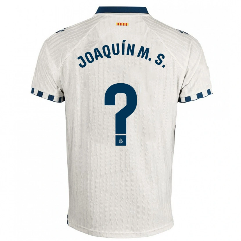 DanxenキッズJoaquín Manuel Sánchez#0白青アウェイシャツ2025/26ジャージーユニフォーム