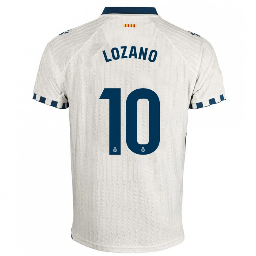 Danxenキッズポル・ロサーノ#10白青アウェイシャツ2025/26ジャージーユニフォーム