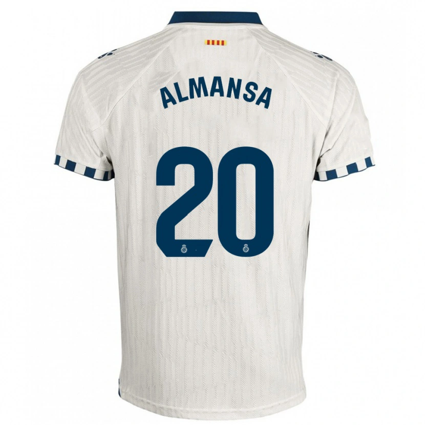 Danxenキッズアレックス・アルマンサ#20白青アウェイシャツ2025/26ジャージーユニフォーム