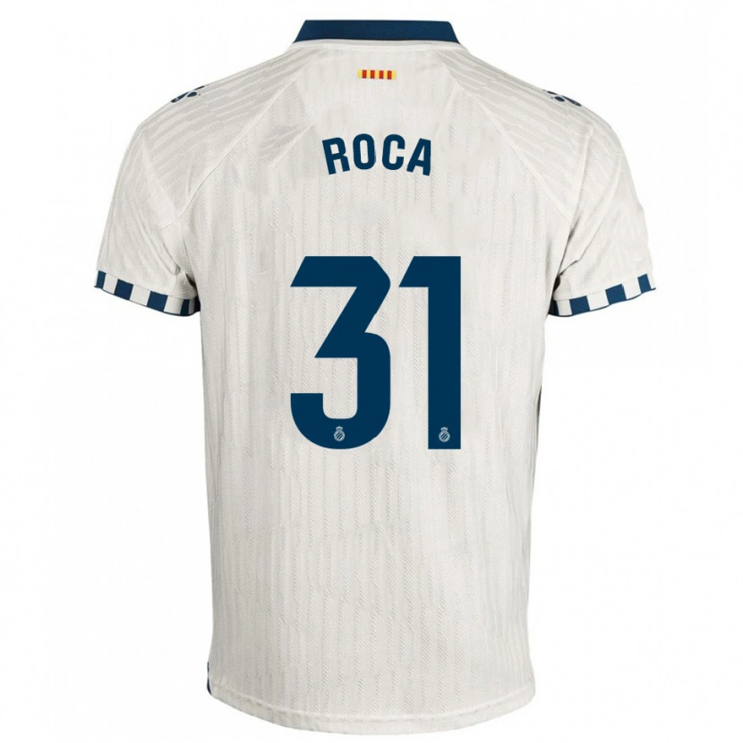 DanxenキッズAntoniu Roca#31白青アウェイシャツ2025/26ジャージーユニフォーム