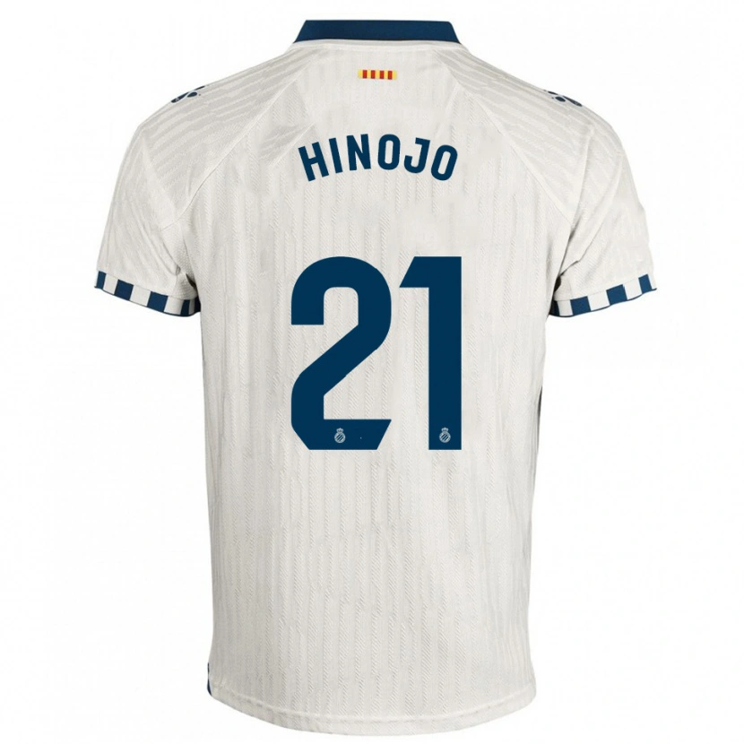 DanxenキッズRoger Hinojo#21白青アウェイシャツ2025/26ジャージーユニフォーム
