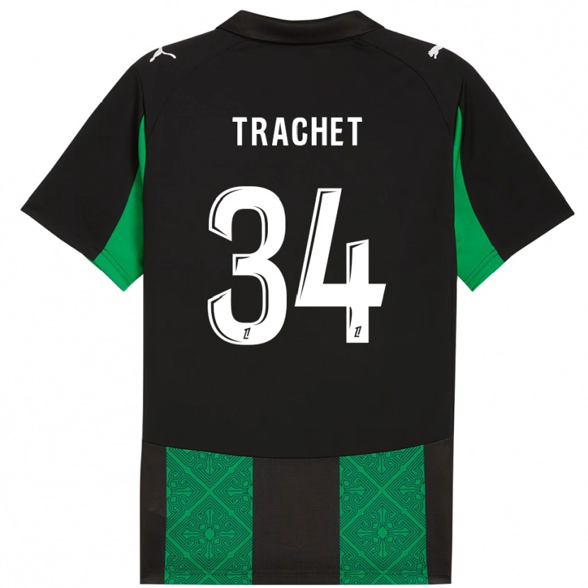 DanxenキッズAmélie Trachet#34黒緑アウェイシャツ2025/26ジャージーユニフォーム