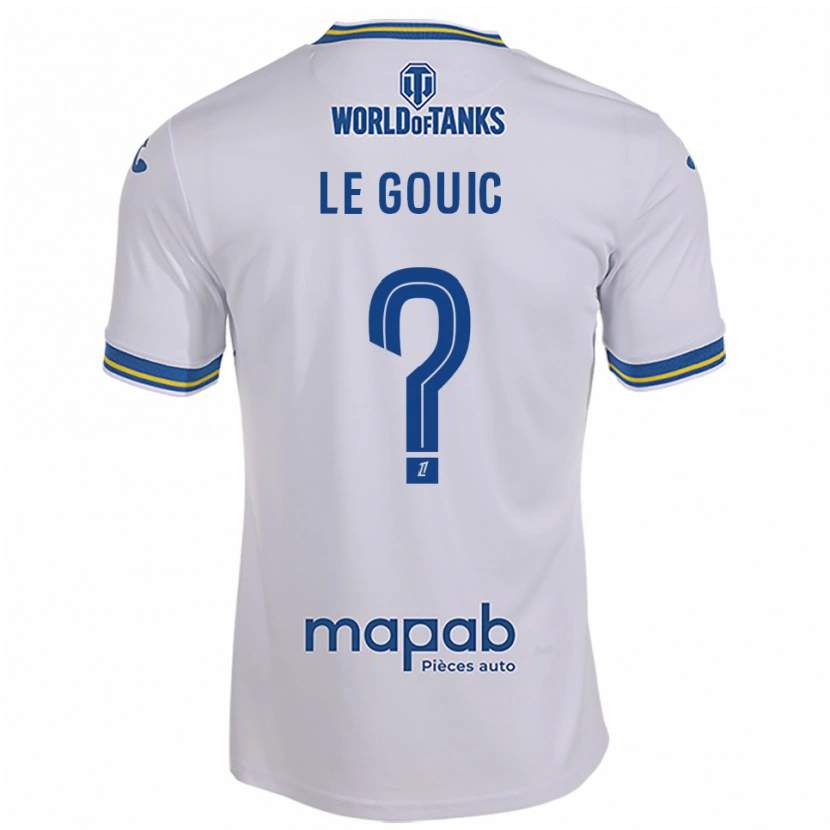 DanxenキッズBryan Le Gouic#0白空色アウェイシャツ2025/26ジャージーユニフォーム