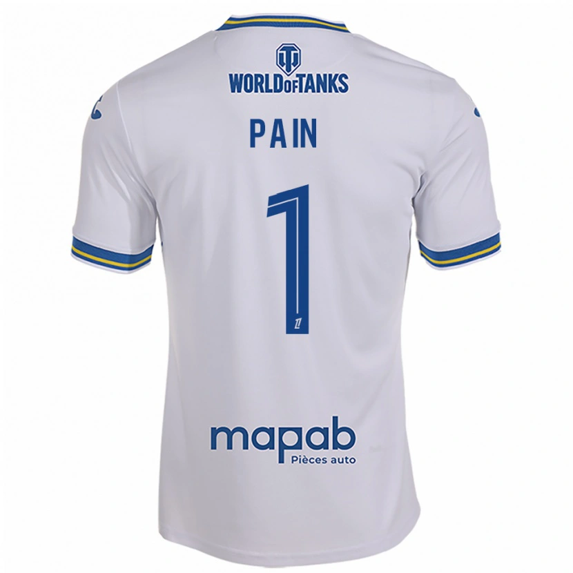 DanxenキッズIlan Pain#1白空色アウェイシャツ2025/26ジャージーユニフォーム