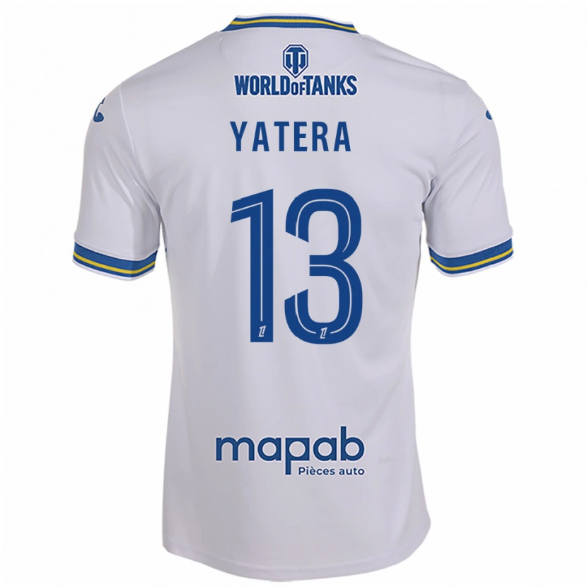 DanxenキッズDemba Yatera#13白空色アウェイシャツ2025/26ジャージーユニフォーム