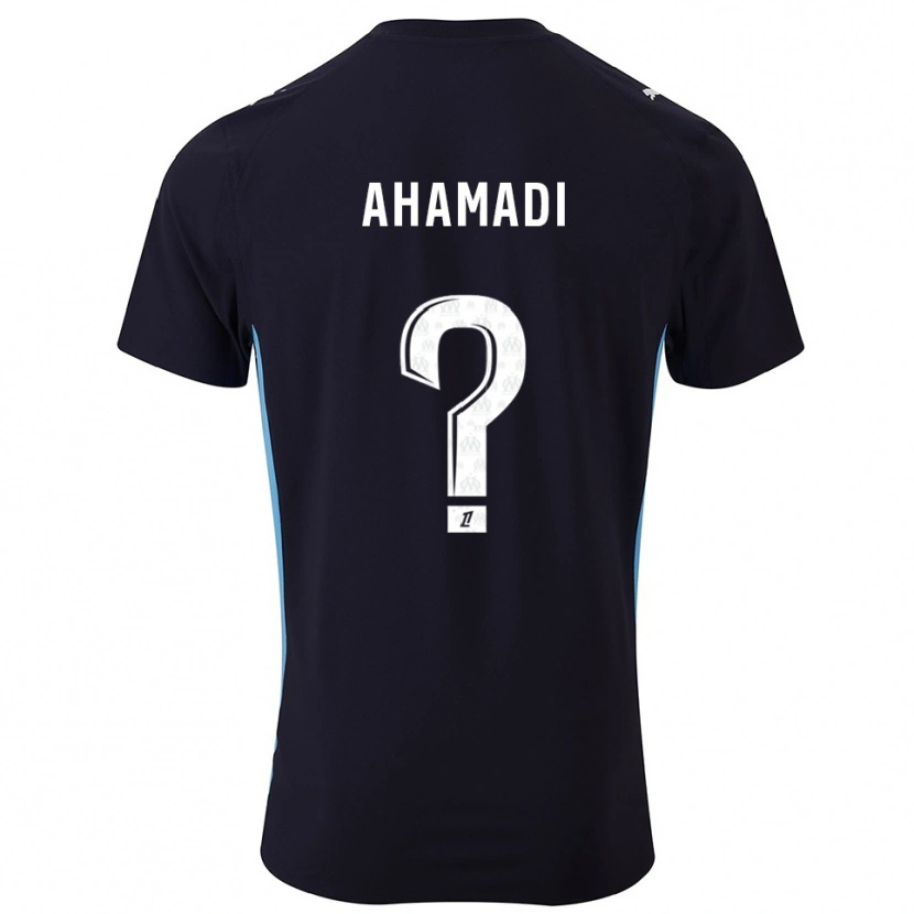 DanxenキッズMalik Ahamadi#0黒空色アウェイシャツ2025/26ジャージーユニフォーム