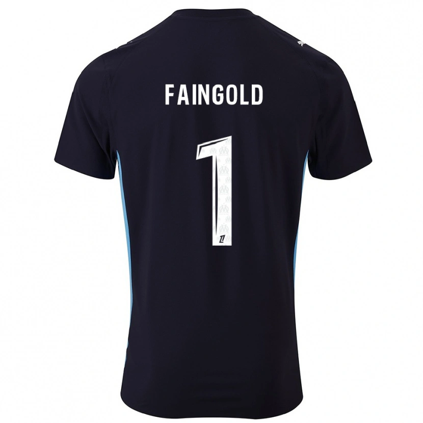 Danxenキッズアビー・フェインゴールド#1黒空色アウェイシャツ2025/26ジャージーユニフォーム