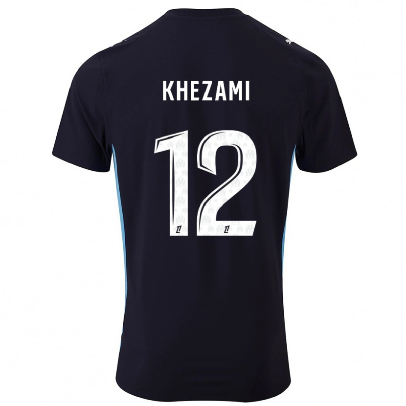DanxenキッズRoselène Khezami#12黒空色アウェイシャツ2025/26ジャージーユニフォーム