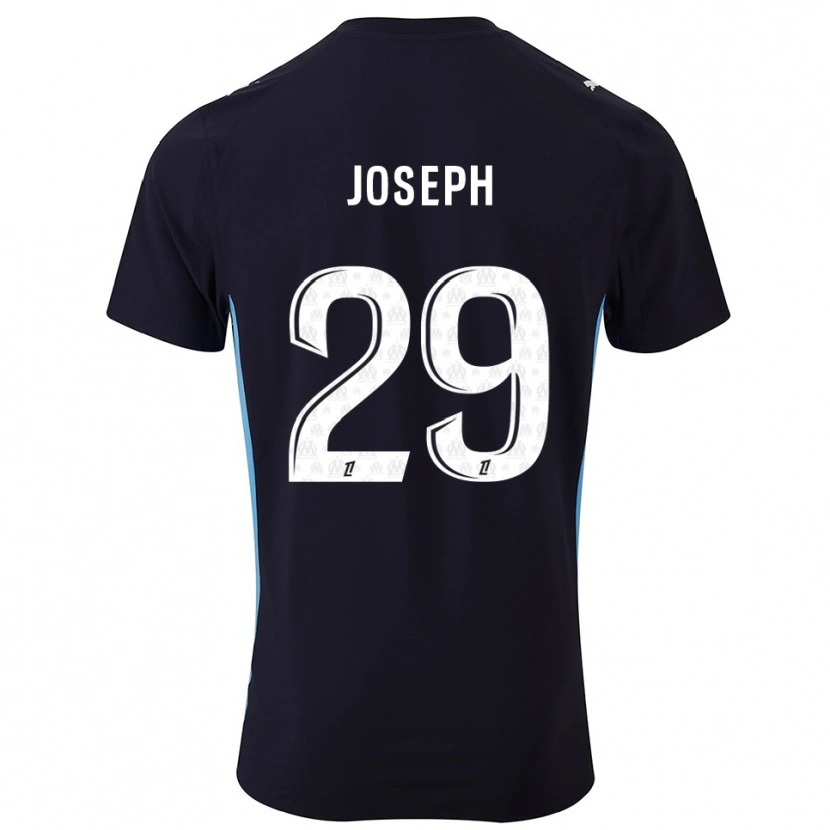 DanxenキッズDarlina Joseph#29黒空色アウェイシャツ2025/26ジャージーユニフォーム