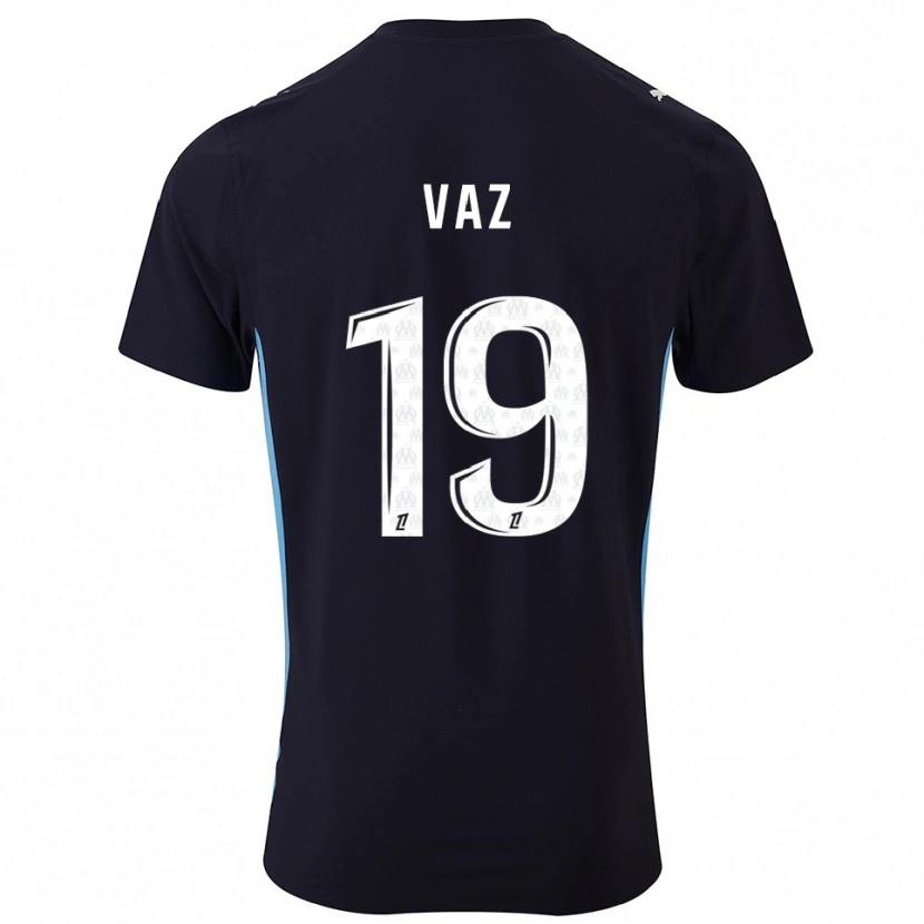 DanxenキッズRobinio Vaz#19黒空色アウェイシャツ2025/26ジャージーユニフォーム