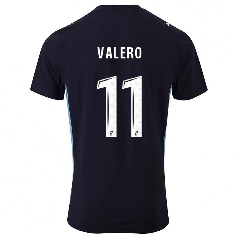 DanxenキッズAntoine Valero#11黒空色アウェイシャツ2025/26ジャージーユニフォーム