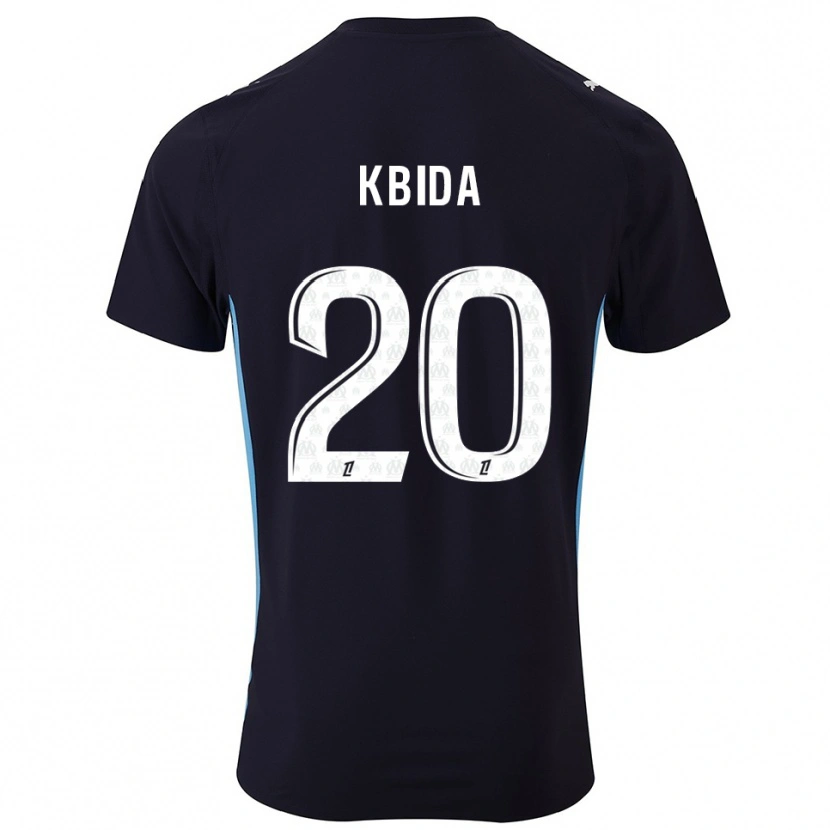 DanxenキッズInes Kbida#20黒空色アウェイシャツ2025/26ジャージーユニフォーム