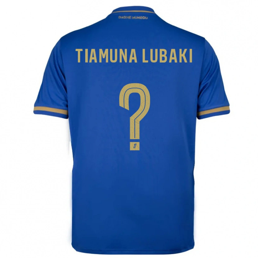 DanxenキッズLoïc Tiamuna Lubaki#0青金アウェイシャツ2025/26ジャージーユニフォーム