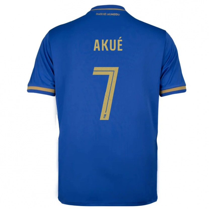 DanxenキッズCheckina Akué#7青金アウェイシャツ2025/26ジャージーユニフォーム