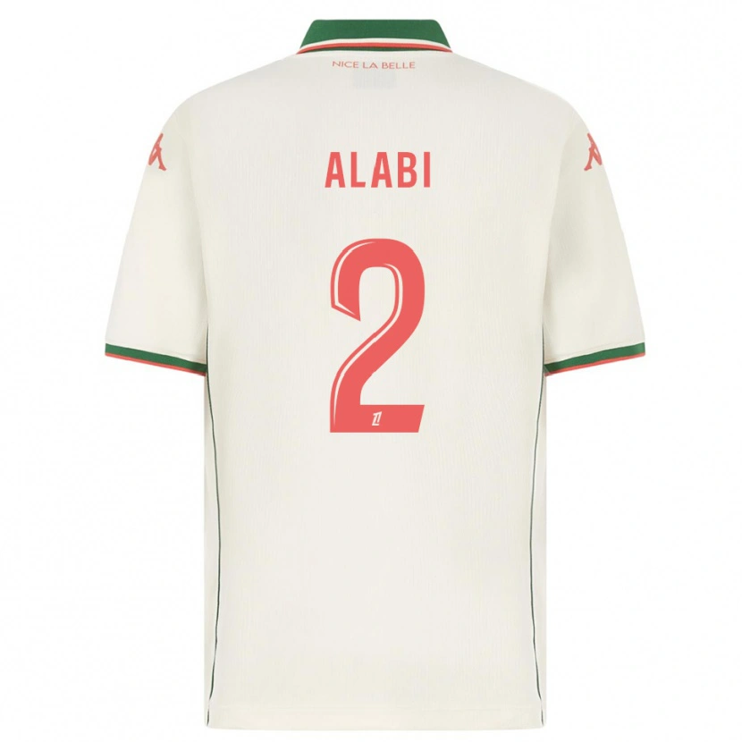 DanxenキッズKayyum Alabi#2白緑アウェイシャツ2025/26ジャージーユニフォーム