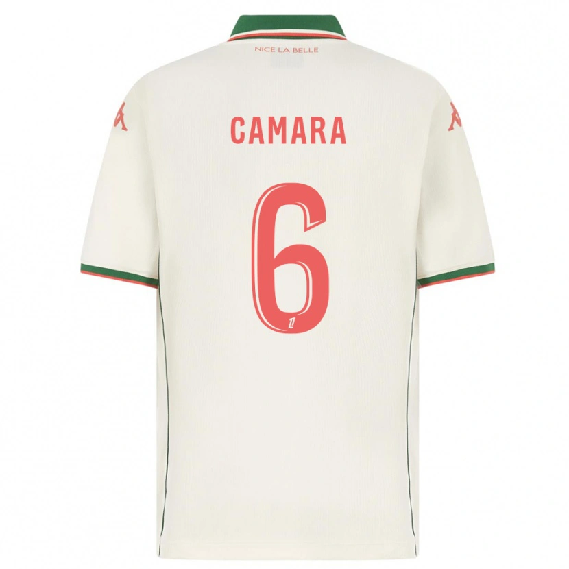 DanxenキッズAboulaye Camara#6白緑アウェイシャツ2025/26ジャージーユニフォーム