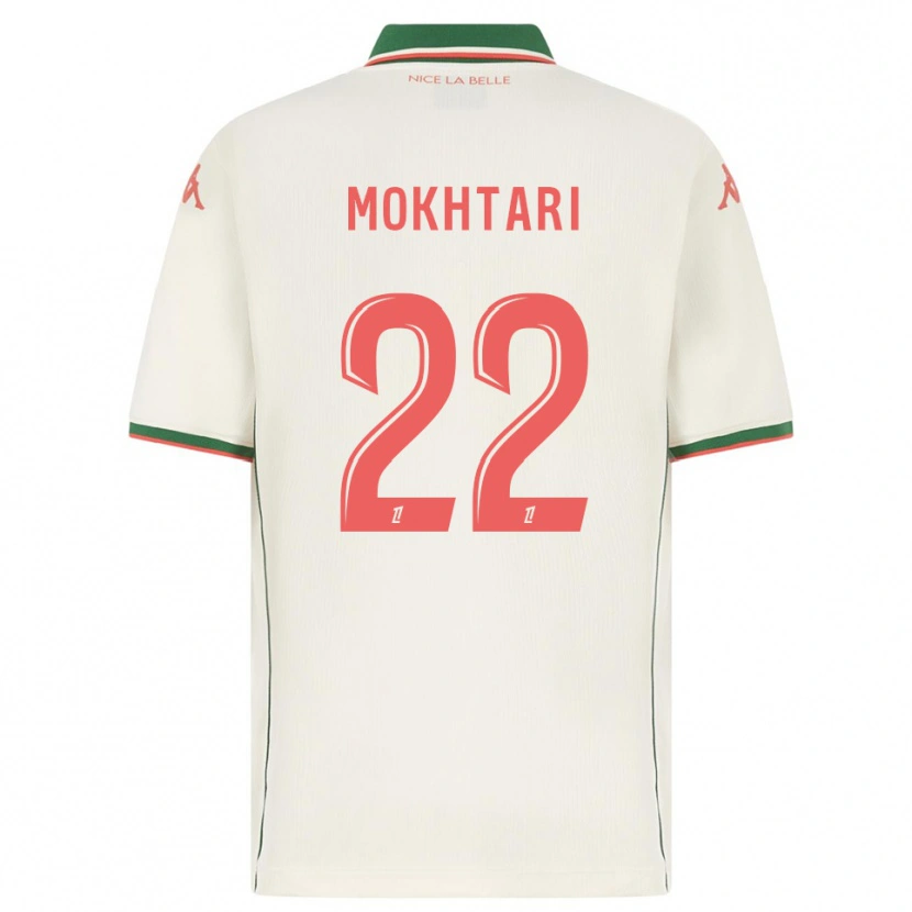 DanxenキッズJade Mokhtari#22白緑アウェイシャツ2025/26ジャージーユニフォーム