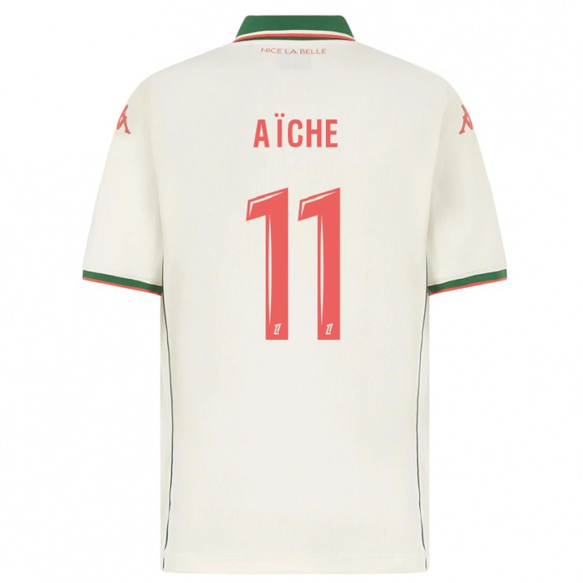 DanxenキッズYassine Aïche#11白緑アウェイシャツ2025/26ジャージーユニフォーム