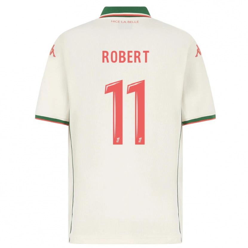 DanxenキッズRachel Robert#11白緑アウェイシャツ2025/26ジャージーユニフォーム