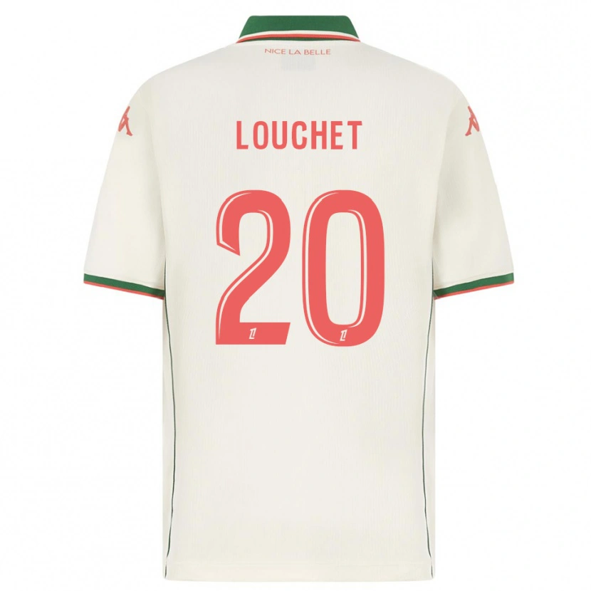 DanxenキッズTom Louchet#20白緑アウェイシャツ2025/26ジャージーユニフォーム