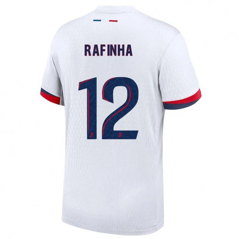 Danxenキッズラファエル・アルカンタラ・ド・ナシメント#12白赤アウェイシャツ2025/26ジャージーユニフォーム