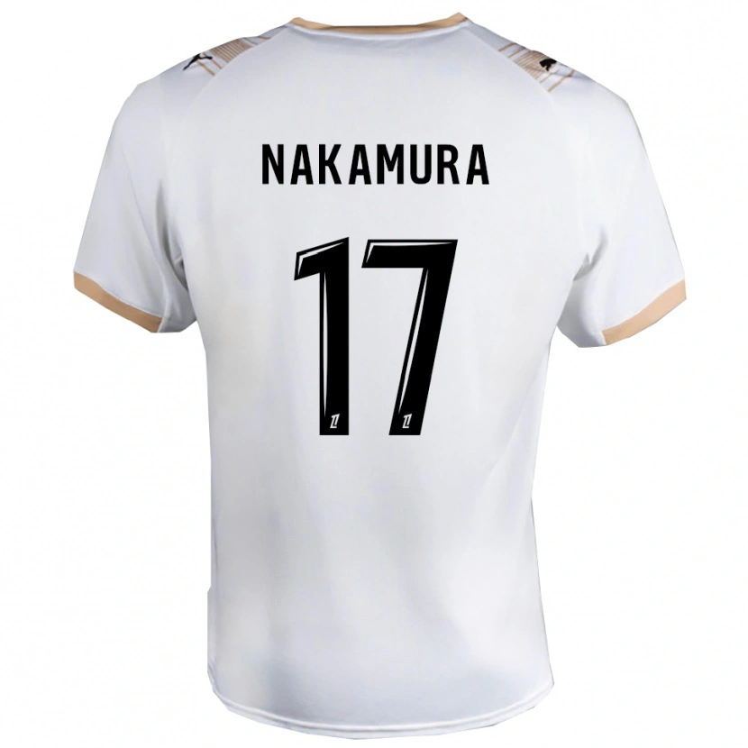 Danxenキッズ中村敬斗#17白黒アウェイシャツ2025/26ジャージーユニフォーム