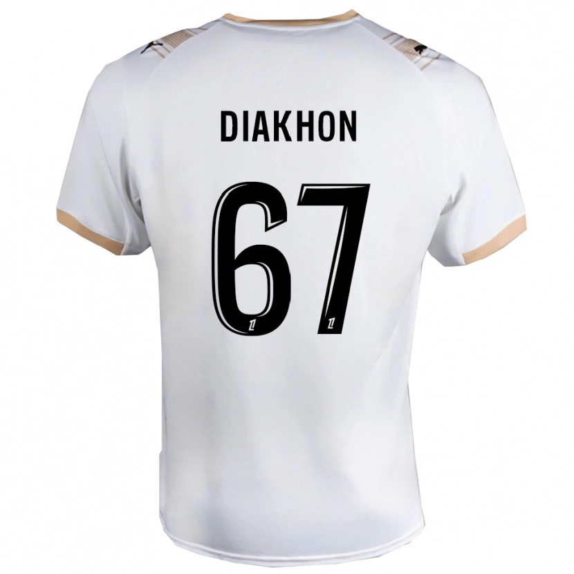 Danxenキッズママドゥ・ドコン#67白黒アウェイシャツ2025/26ジャージーユニフォーム
