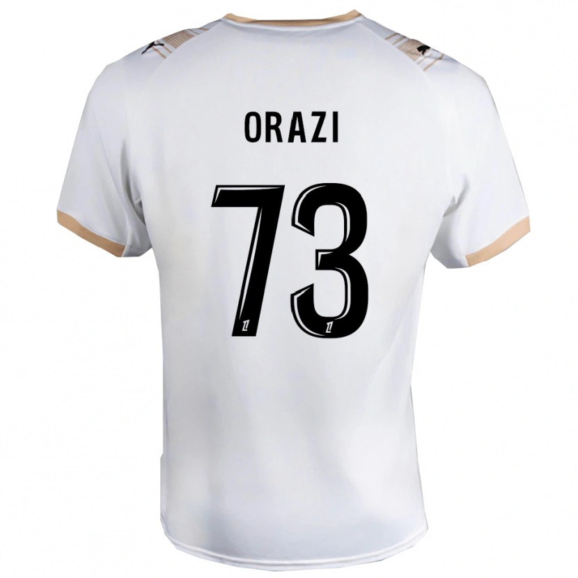 Danxenキッズアイク・オラツィ#73白黒アウェイシャツ2025/26ジャージーユニフォーム