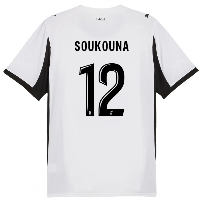 Danxenキッズ伊坂スクナス#12白黒アウェイシャツ2025/26ジャージーユニフォーム