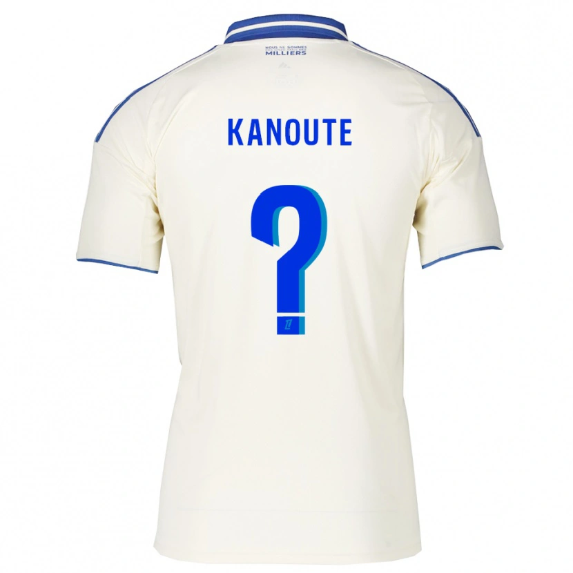 Danxenキッズマハマドゥ・カヌーテ#0シャンパン青アウェイシャツ2025/26ジャージーユニフォーム