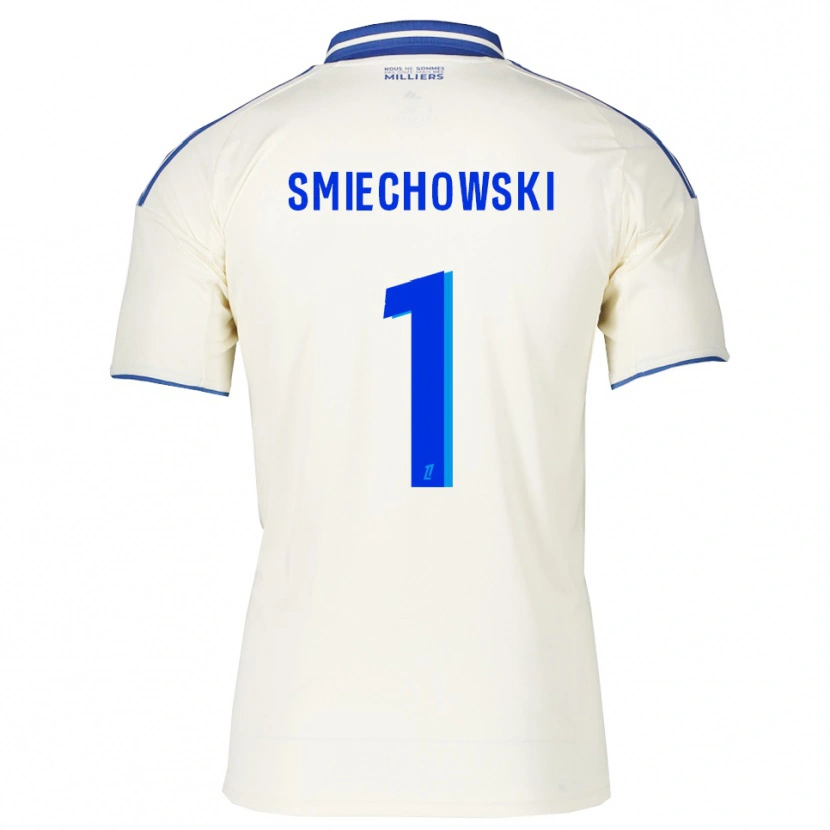 Danxenキッズアルトゥール・スミチョフスキー#1シャンパン青アウェイシャツ2025/26ジャージーユニフォーム