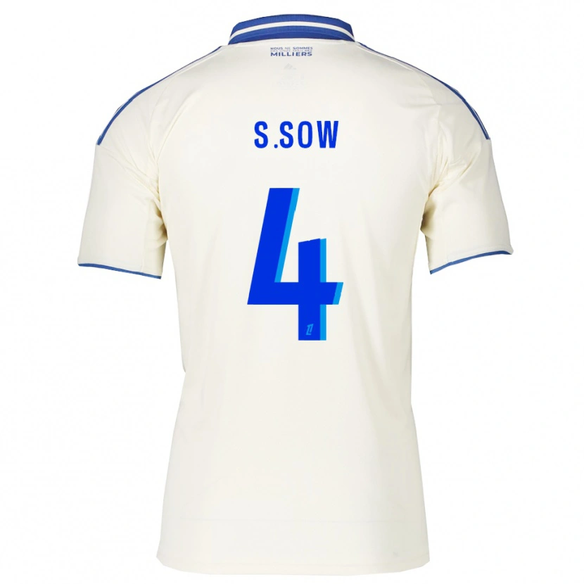 Danxenキッズサイド・ソウ#4シャンパン青アウェイシャツ2025/26ジャージーユニフォーム