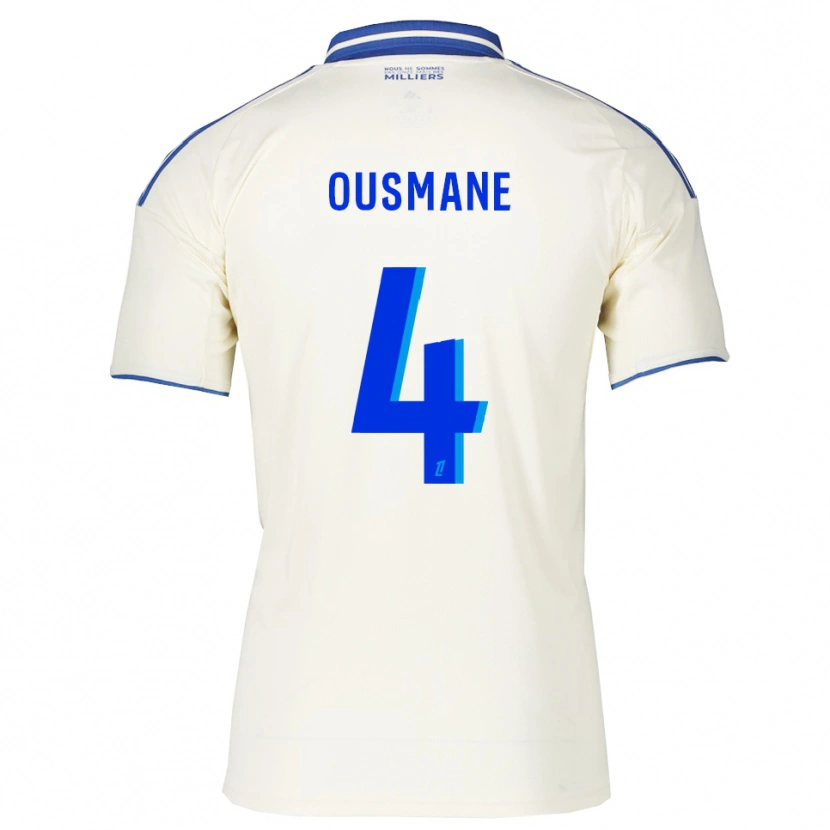 Danxenキッズアブドゥライェ・ウサム#4シャンパン青アウェイシャツ2025/26ジャージーユニフォーム