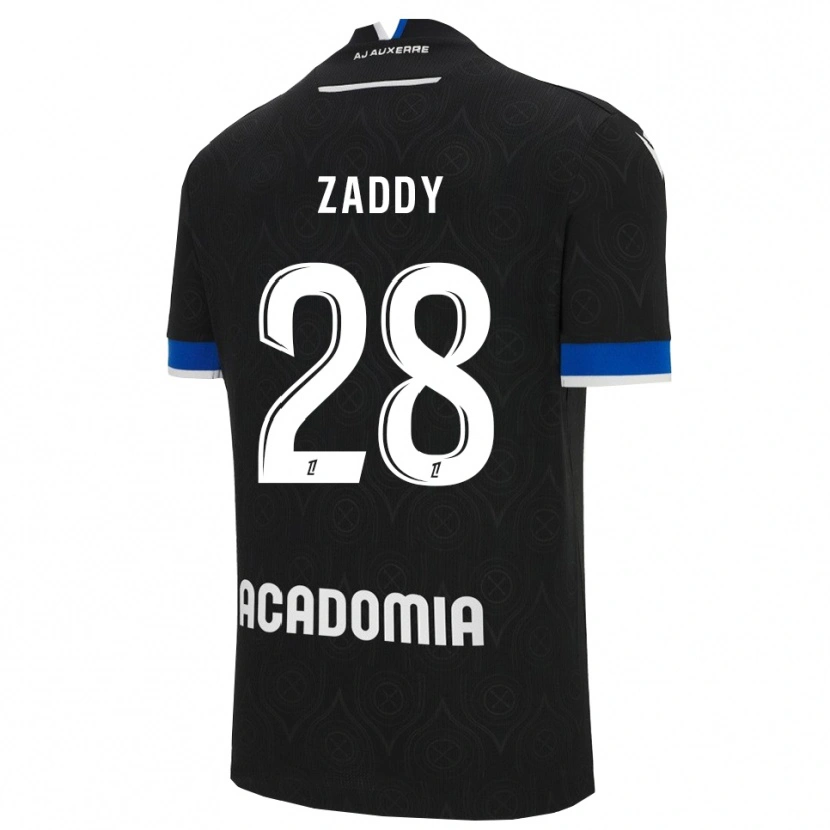 DanxenキッズYvan Zaddy#28黒白アウェイシャツ2025/26ジャージーユニフォーム