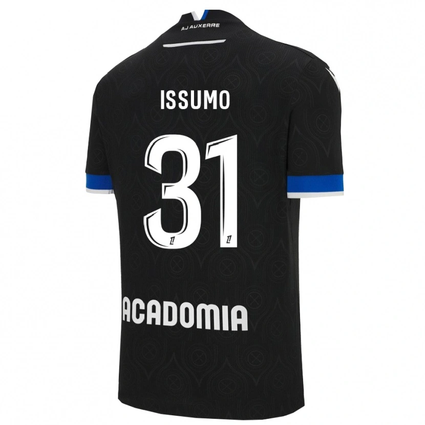 DanxenキッズAaron Issumo#31黒白アウェイシャツ2025/26ジャージーユニフォーム