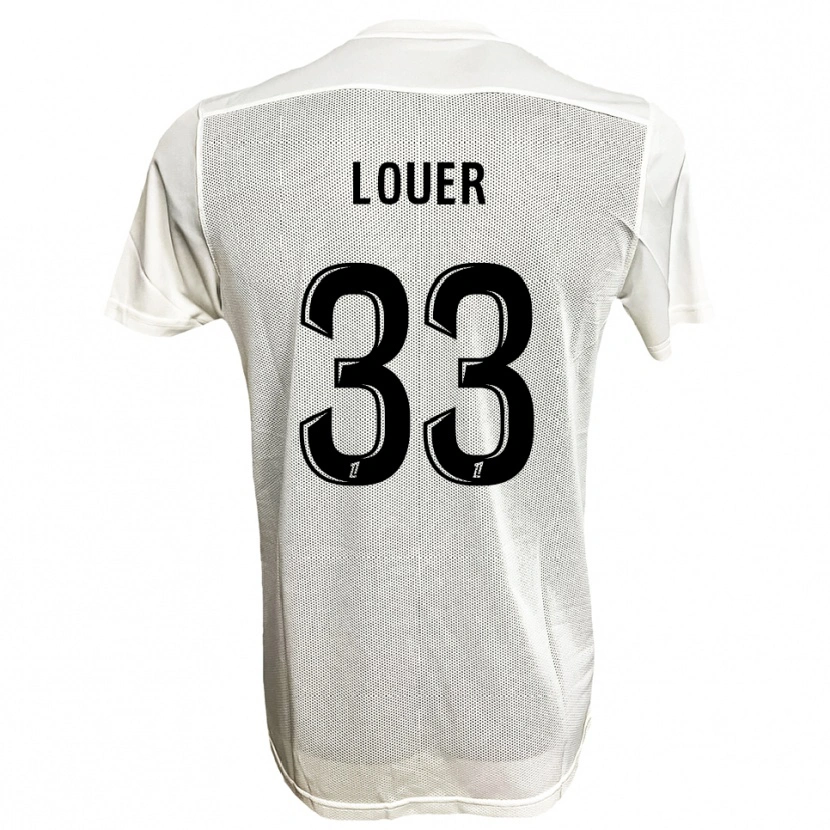 DanxenキッズMarius Louër#33黒白アウェイシャツ2025/26ジャージーユニフォーム