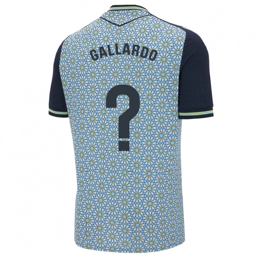 DanxenキッズÓscar Gallardo#0青紺アウェイシャツ2025/26ジャージーユニフォーム