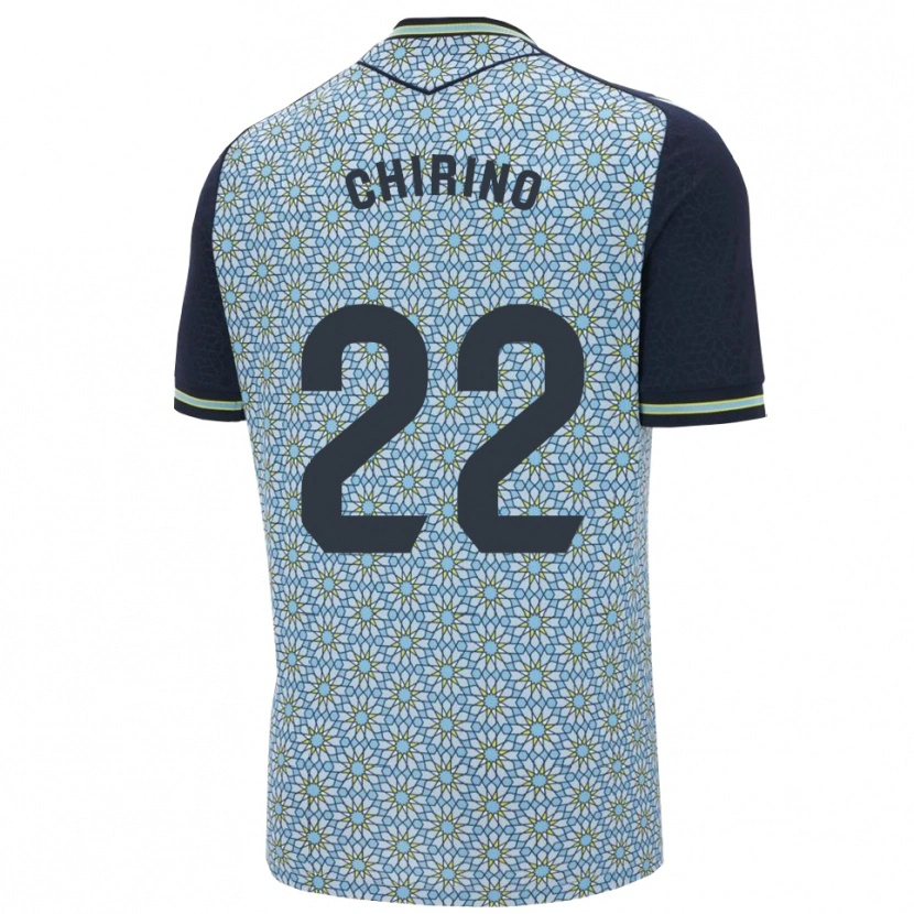 DanxenキッズDaijiro Chirino#22青紺アウェイシャツ2025/26ジャージーユニフォーム
