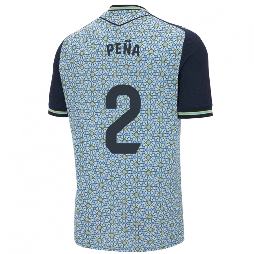 DanxenキッズMiguel Peña#2青紺アウェイシャツ2025/26ジャージーユニフォーム