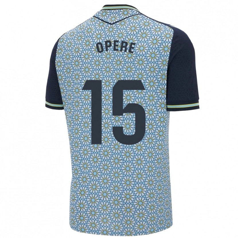 DanxenキッズMiguel Operé#15青紺アウェイシャツ2025/26ジャージーユニフォーム