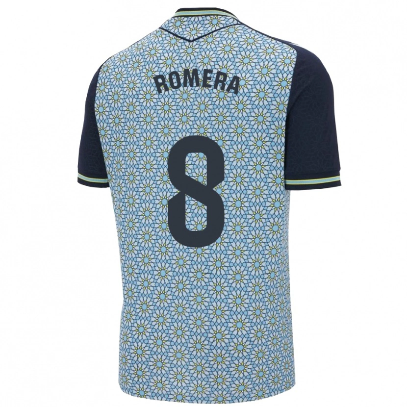 DanxenキッズMiguel Romera#8青紺アウェイシャツ2025/26ジャージーユニフォーム