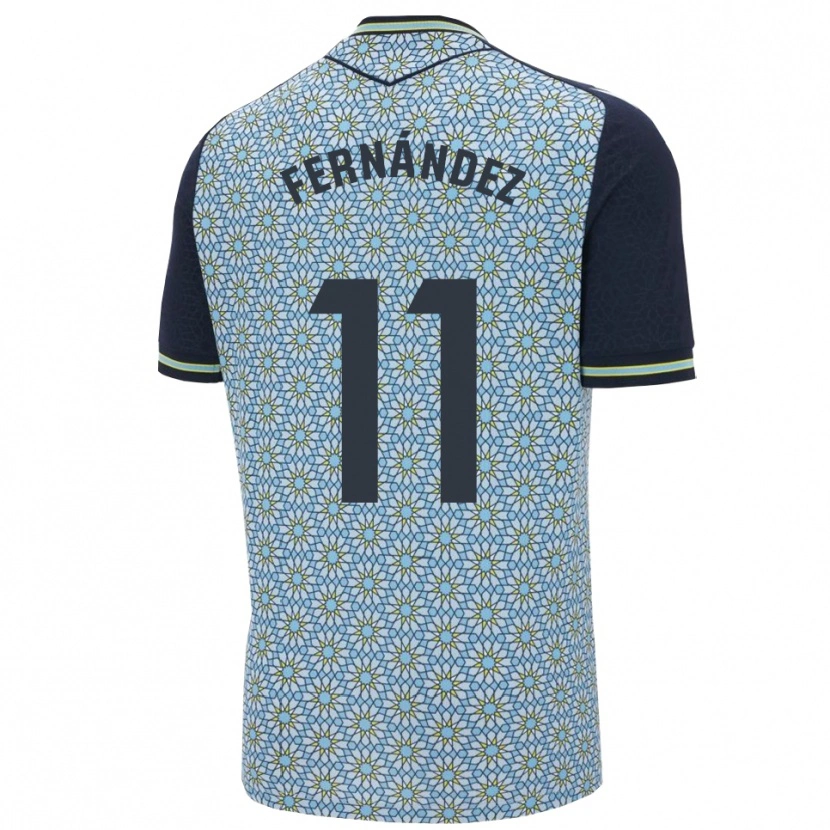 DanxenキッズNico Fernández#11青紺アウェイシャツ2025/26ジャージーユニフォーム